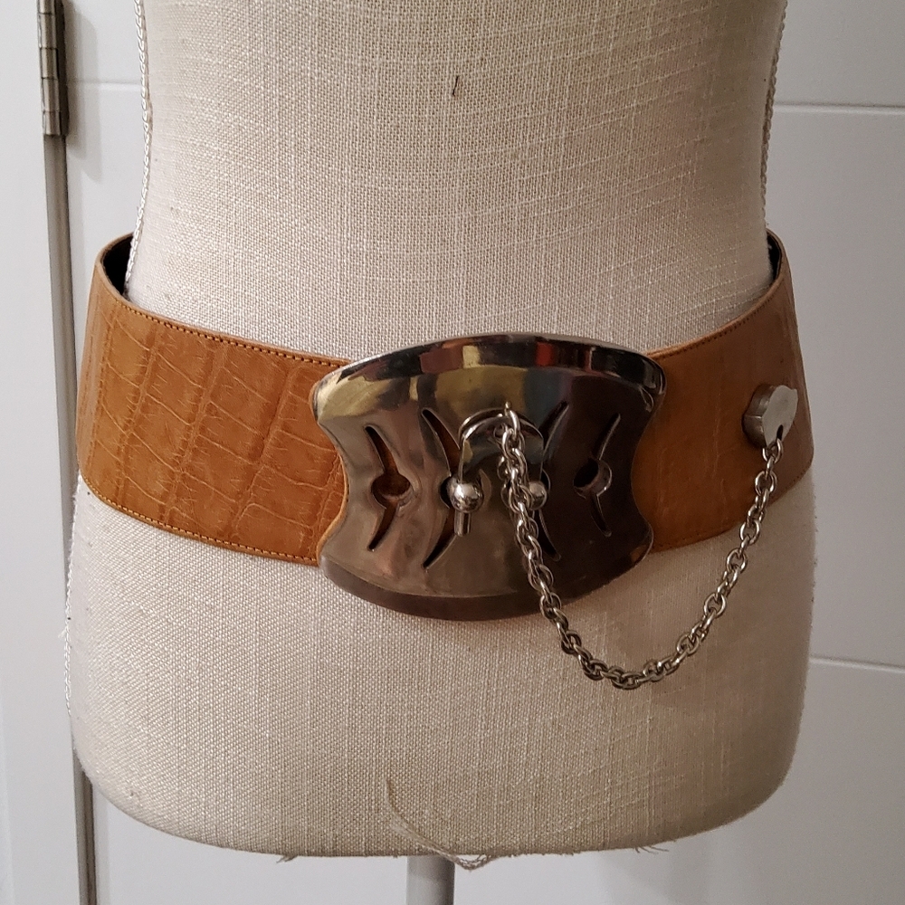 Cuir Veritable Made in France Equestrian Belt Size M